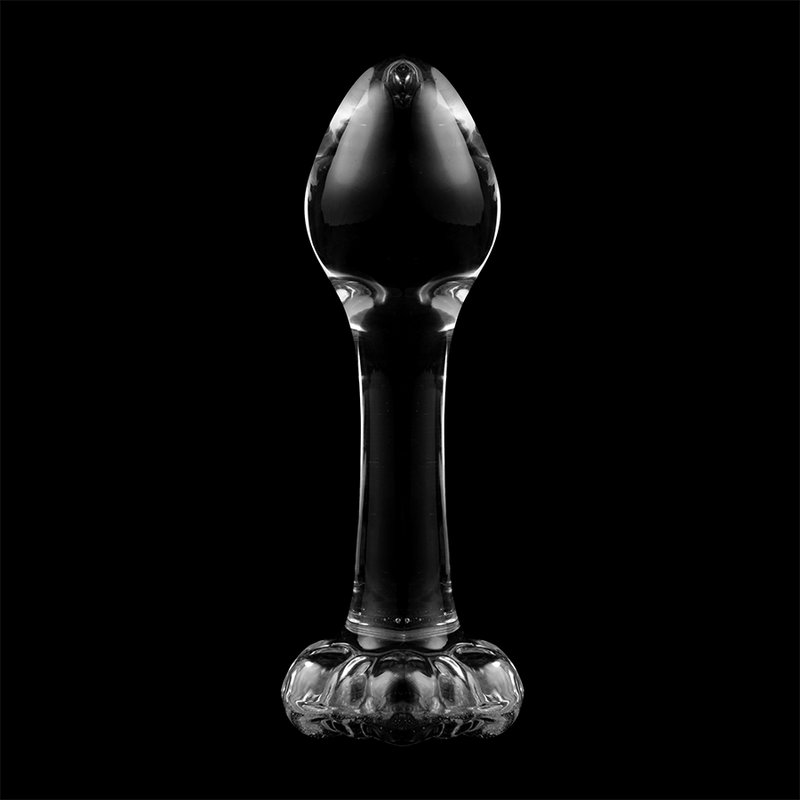 Nebula Series by Ibiza - Modell 2 Analplug Borosilikatglas Klar 11 cm-x-3.5 cm