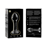 Nebula Series by Ibiza - Modell 2 Analplug Borosilikatglas Klar 11 cm-x-3.5 cm