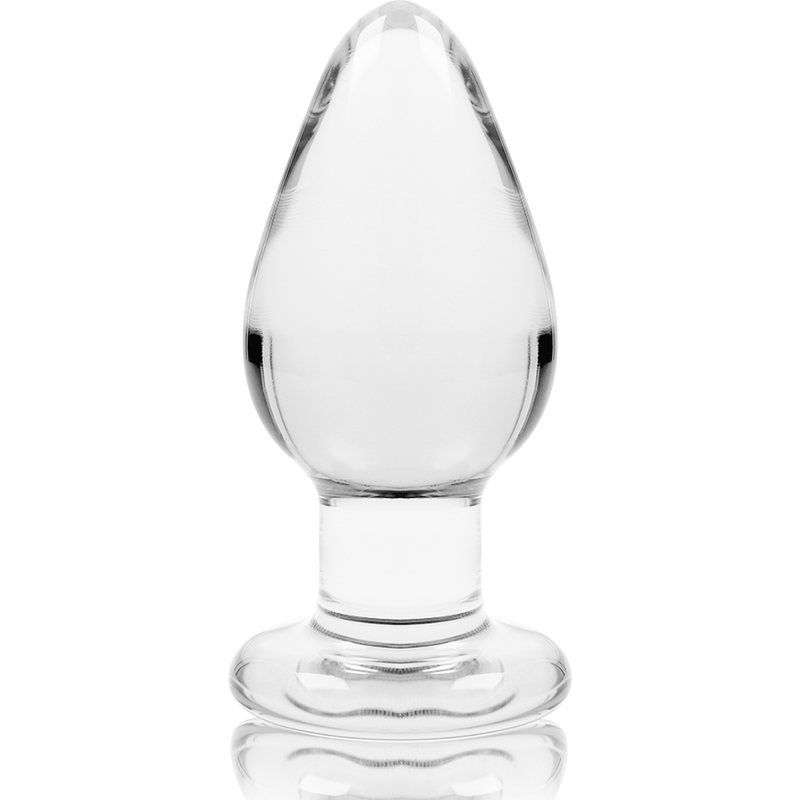 Nebula Series by Ibiza - Modell 3 Analplug Borosilikatglas Transparent 11 cm-x-5 cm