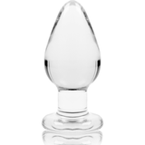 Nebula Series by Ibiza - Modell 3 Analplug Borosilikatglas Transparent 11 cm-x-5 cm