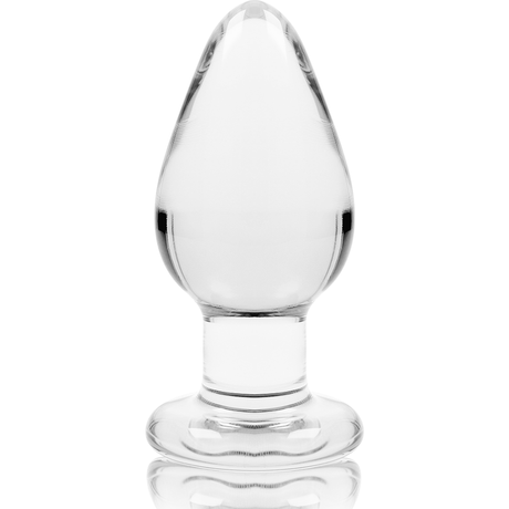 Nebula Series by Ibiza - Modell 3 Analplug Borosilikatglas Transparent 11 cm-x-5 cm