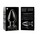 Nebula Series by Ibiza - Modell 3 Analplug Borosilikatglas Transparent 11 cm-x-5 cm