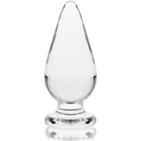 Nebula Series by Ibiza - Modell 4 Analplug Borosilikatglas Klar 11 cm-x-5 cm