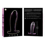 Nebula Series by Ibiza - Modell 5 Analplug Borosilikatglas Rosa 12.5 cm-x-3.5 cm