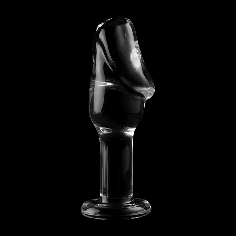 Nebula Series by Ibiza - Modell 6 Analplug Borosilikatglas Klar 12.5 cm-x-4 cm