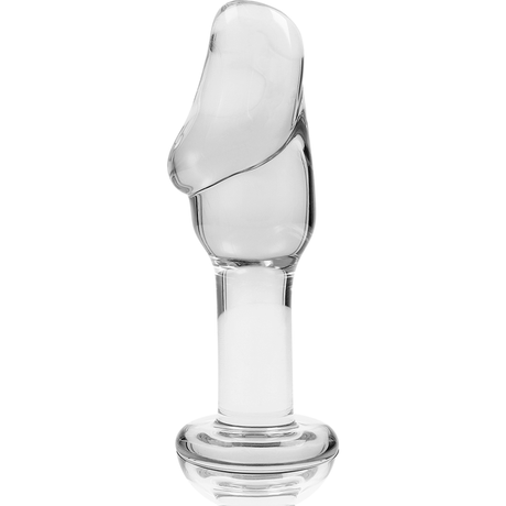 Nebula Series by Ibiza - Modell 6 Analplug Borosilikatglas Klar 12.5 cm-x-4 cm
