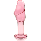 Nebula Series by Ibiza - Modell 6 Analplug Borosilikatglas Rosa 12.5 cm-x-4 cm