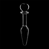 Nebula Series by Ibiza - Model 7 Analplug Borosilikatglas Klar 13.5 cm-x-3 cm