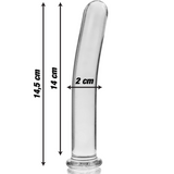 Nebula Series by Ibiza - Modell 8 Dildo Borosilikatglas Klar 14.5 cm-x-2 cm