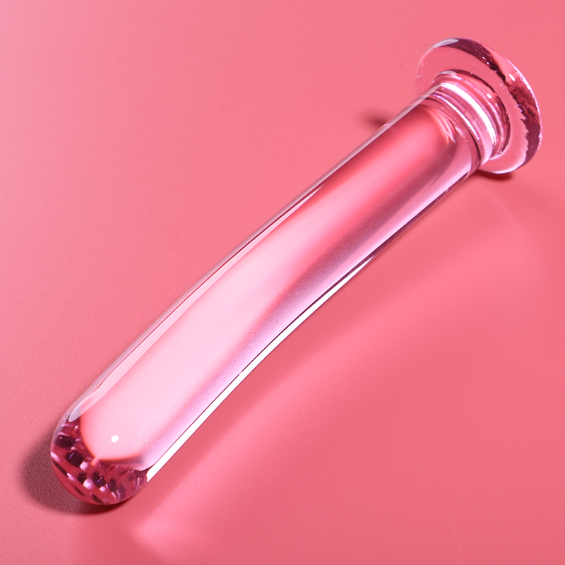 Nebula Series by Ibiza - Modell 8 Dildo Borosilikatglas Rosa 14.5 cm-x-2 cm