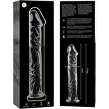 Nebula Series by Ibiza - Modell 12 Dildo Borosilikatglas Klar 17 cm-x-3.5 cm