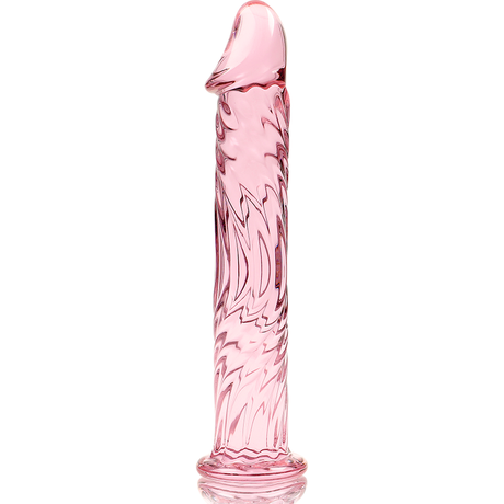 Nebula Series by Ibiza - Modell 12 Dildo Borosilikatglas Rosa 17 cm-x-3.5 cm