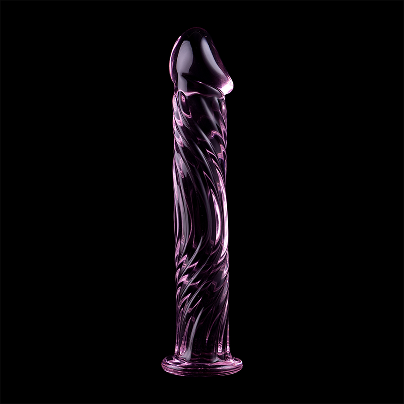 Nebula Series by Ibiza - Modell 12 Dildo Borosilikatglas Rosa 17 cm-x-3.5 cm