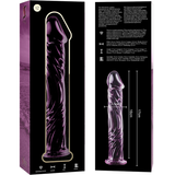 Nebula Series by Ibiza - Modell 12 Dildo Borosilikatglas Rosa 17 cm-x-3.5 cm