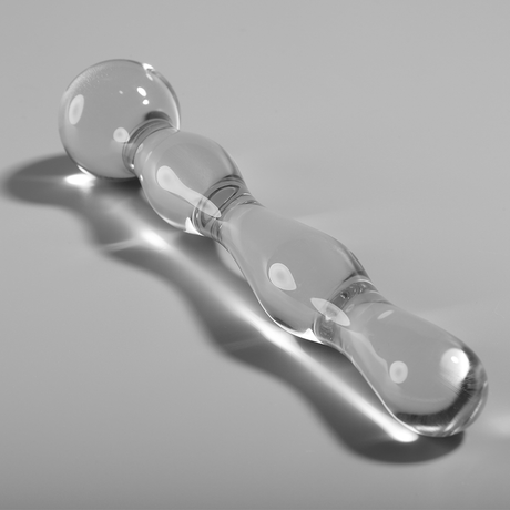 Nebula Series by Ibiza - Modell 13 Dildo Borosilikatglas Klar 18 cm-x-3.5 cm