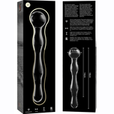 Nebula Series by Ibiza - Modell 13 Dildo Borosilikatglas Klar 18 cm-x-3.5 cm