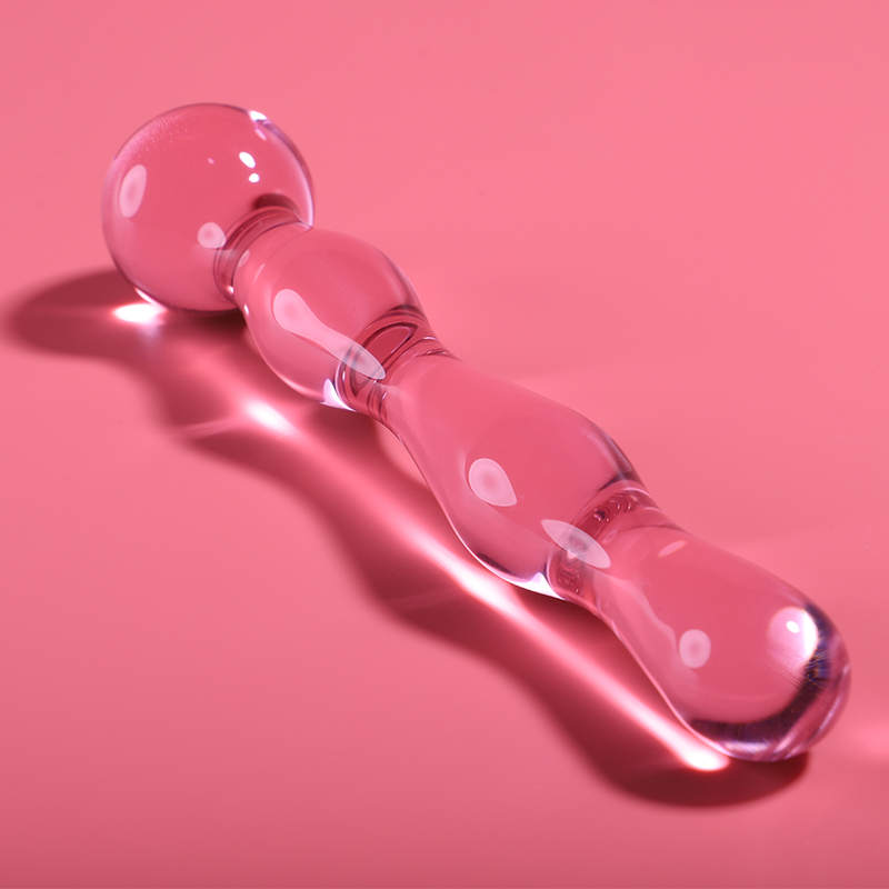Nebula Series by Ibiza - Modell 13 Dildo Borosilikatglas Rosa 18 cm-x-3.5 cm