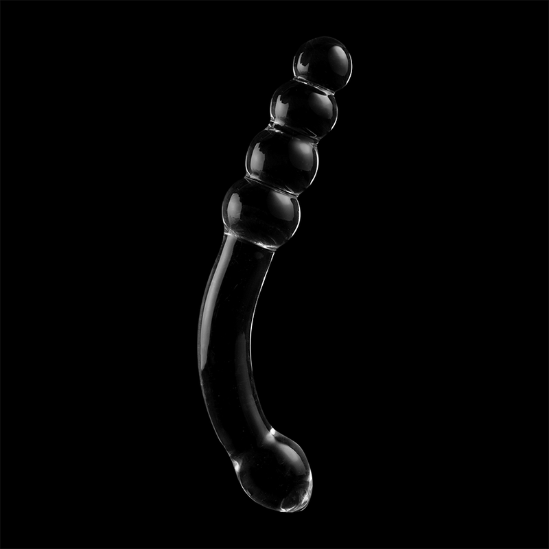 Nebula Series by Ibiza - Modell 14 Dildo Borosilikatglas Klar 18.5 cm-x-3 cm