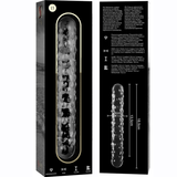 Nebula Series by Ibiza - Modell 15 Dildo Borosilikatglas Klar 18.5 cm-x-3 cm