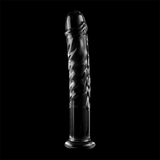 Nebula Series by Ibiza - Modell 16 Dildo Borosilikatglas Klar 18.5 cm-x-3 cm