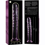Nebula Series by Ibiza - Modell 16 Dildo Borosilikatglas Rosa 18.5 cm-x-3 cm