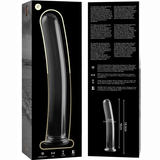 Nebula Series by Ibiza - Modell 17 Dildo Borosilikatglas Klar 18.5 cm-x-3 cm
