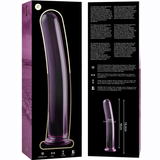 Nebula Series by Ibiza - Modell 17 Dildo Borosilikatglas Rosa 18.5 cm-x-3 cm
