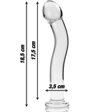 Nebula Series by Ibiza - Modell 18 Dildo Borosilikatglas Klar 18.5 cm-x-3.5 cm