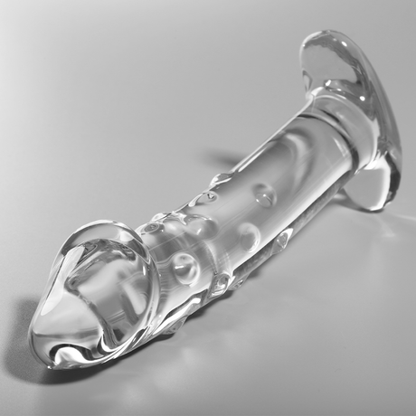 Nebula Series by Ibiza - Modell 19 Dildo Borosilikatglas Klar 18.5 cm-x-4 cm