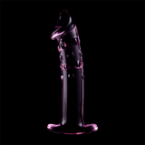 Nebula Series by Ibiza - Modell 19 Dildo Borosilikatglas Rosa 18.5 cm-x-4 cm