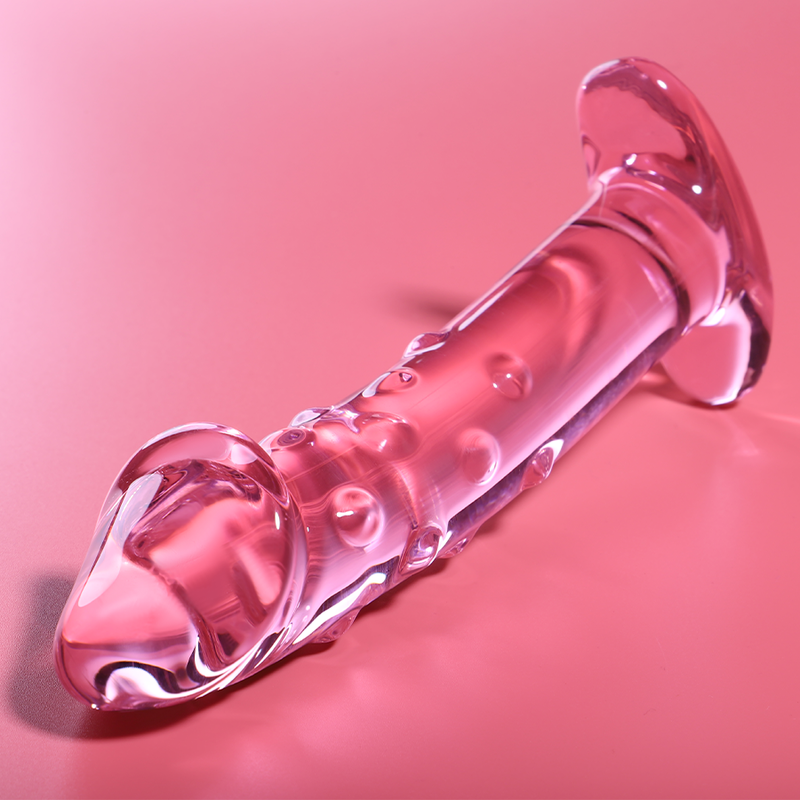 Nebula Series by Ibiza - Modell 19 Dildo Borosilikatglas Rosa 18.5 cm-x-4 cm