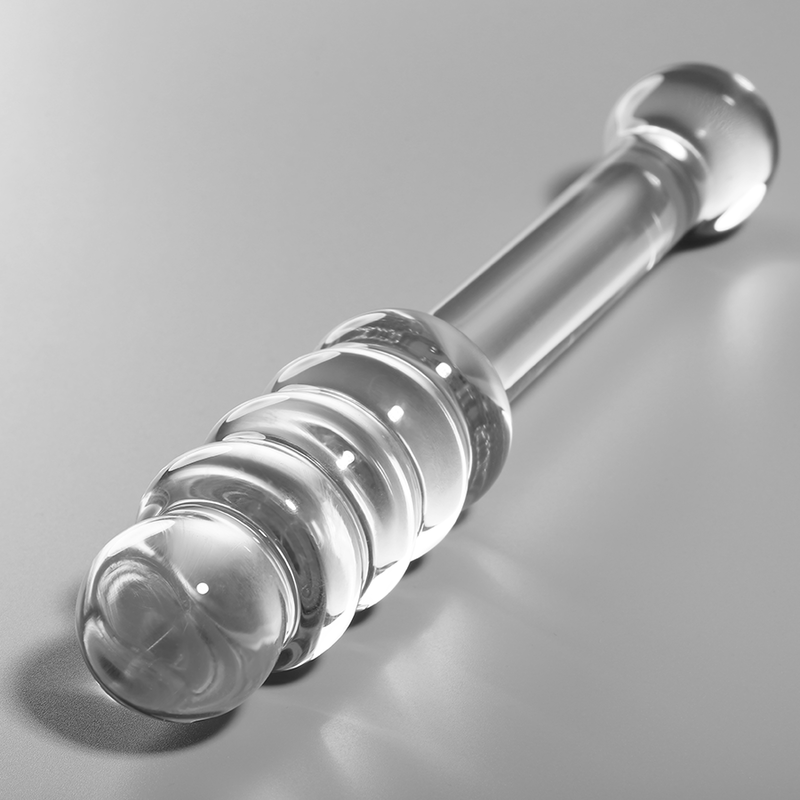 Nebula Series by Ibiza - Modell 20 Dildo Borosilikatglas Klar 20.5 cm-x-3 cm