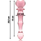 Nebula Series by Ibiza - Modell 21 Dildo Borosilikatglas Rosa 20.5 cm-x-3.5 cm