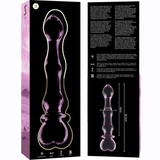 Nebula Series by Ibiza - Modell 21 Dildo Borosilikatglas Rosa 20.5 cm-x-3.5 cm