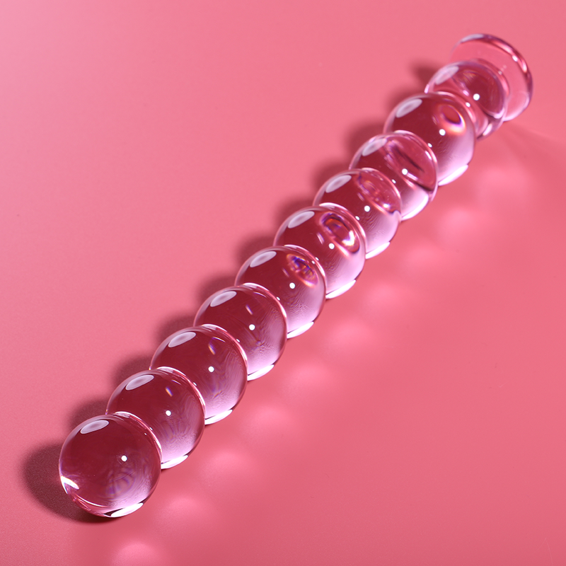 Nebula Series by Ibiza - Modell 22 Dildo Borosilikatglas Rosa 21.5 cm-x-2.5 cm