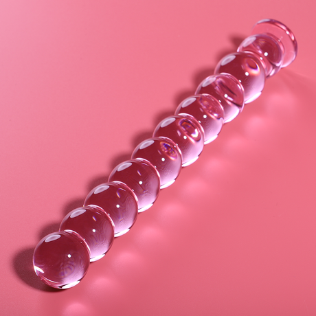 Nebula Series by Ibiza - Modell 22 Dildo Borosilikatglas Rosa 21.5 cm-x-2.5 cm
