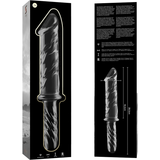 Nebula Series by Ibiza - Modell 24 Dildo Borosilikatglas Klar 28.5 cm-x-5 cm