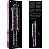 Nebula Series by Ibiza - Modell 24 Dildo Borosilikatglas Rosa 28.5 cm-x-5 cm