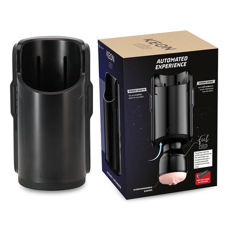 Kiiroo - Keon + Feel Nicolette Shea Stroker + Aqua-Qualitts-Gleitmittel 50 ml