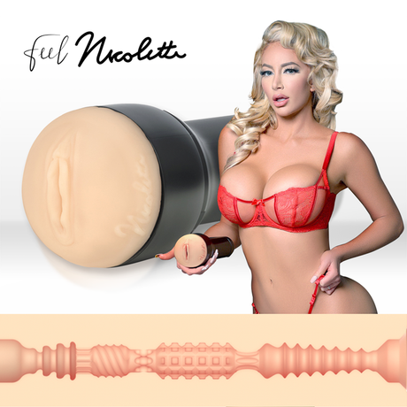 Kiiroo - Keon + Feel Nicolette Shea Stroker + Aqua-Qualitts-Gleitmittel 50 ml