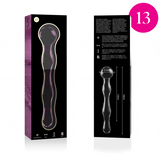 Nebula Series by Ibiza - Modell 13 Dildo Borosilikatglas Rosa 18 cm-x-3.5 cm