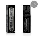 Nebula Series by Ibiza - Modell 15 Dildo Borosilikatglas Klar 18.5 cm-x-3 cm