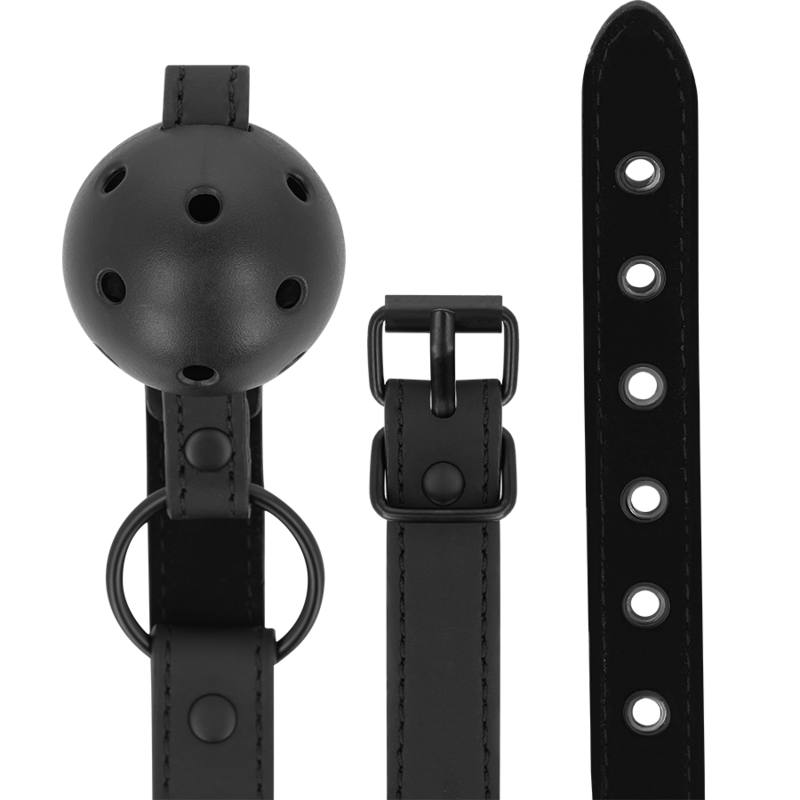 Intense - Fetish Ballknebel aus Veganem Leder