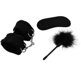 Intense - Fetish Erotikspielset 2 mit Handschellen, Blindmaske und Kitzel