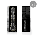 Nebula Series by Ibiza - Modell 21 Dildo Borosilikatglas Klar 20.5 cm-x-3.5 cm