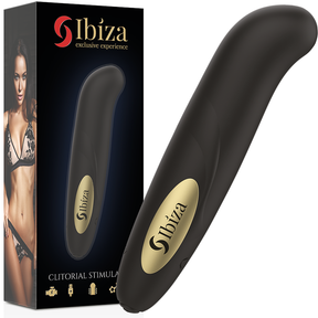 Ibiza - Kliterstimulator USB-Ladegert 10 Vibrationsmodi Golden 13 x 2,9 cm