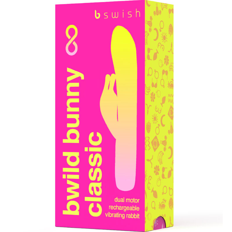 B Swish - Bwild Bunny Infinite Klassischer Wiederaufladbarer Vibrator Rosa Silikon