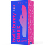 B Swish - Bwild Bunny Infinite Klassischer Wiederaufladbarer Vibrator aus Blauem Silikon