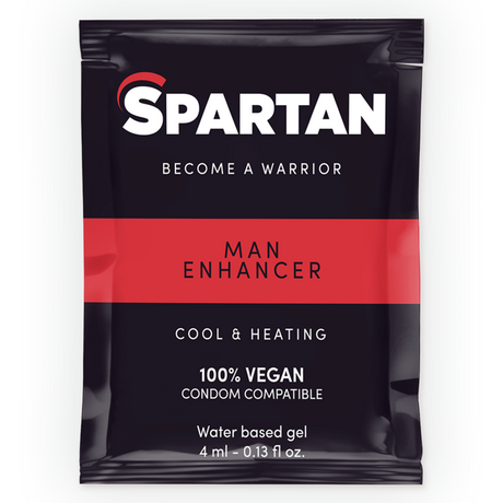 Spartan - Erektionsverbesserendes Gel mit Kalt-Heiss-Effekt 100 % Vegan 4 ml