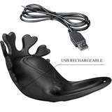 Pretty Love - Ruben Vibratorring 7 Vibrationen Schwarzes Silikon